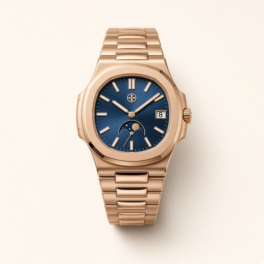 Atlantic rose-gold sports watch